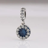 Silver Bead Pendant Bracelet Women Jewelry Gift
