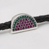 Watermelon Charms Bead Bracelet for Girls, Lady Bangle Gift