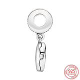 925 Silver Double Golden Tree DIY Charm for Bracelet Necklace Pendant