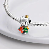 Frog Prince Charms Silver Bracelet Necklace Women Jewelry