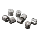 925 Silver Cylinder Beads 9x8mm S925 Silver Spacers DIY Jewelry Accessories