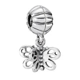 925 Silver Dolphin Butterfly Reindeer Pendant Charm Bracelet Bead
