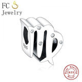 925 Silver 12 Constellation Zodiac Sign Beads for Berloque