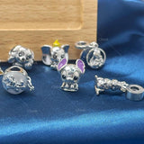925 Sterling Silver Mother's Mom Series Charms Collection