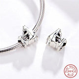 Europe Bracelet 925 Sterling Silver Mom&Baby Polar Bear Beas S925 Playing
