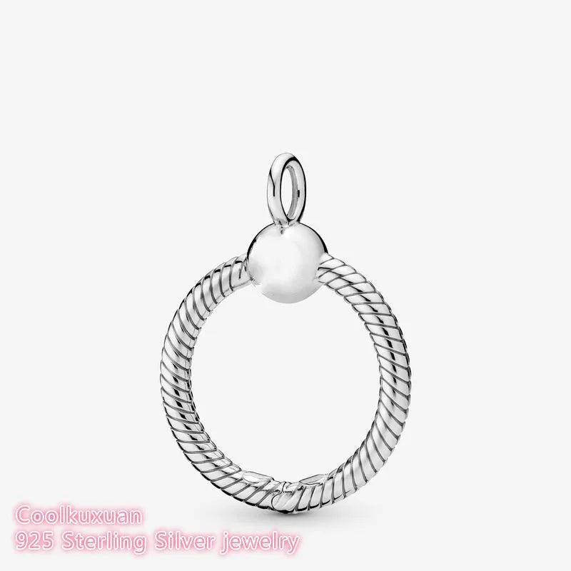 925 Sterling Silver Trumpet O Pendant for Necklaces