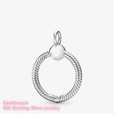 925 Sterling Silver Trumpet O Pendant for Necklaces