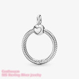 925 Sterling Silver Trumpet O Pendant for Necklaces