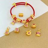 Vintage Heart DIY Beads Charm for Bracelet