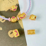 Vintage Heart DIY Beads Charm for Bracelet