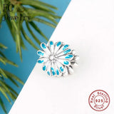 925 Silver Daisy Charm for Bracelets