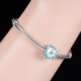 925 Silver Daisy Charm for Bracelets