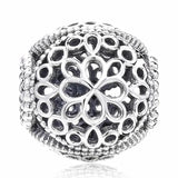 Clover Lace Love Charms for Europe Bracelet 925 Sterl