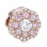 Clover Lace Love Charms for Europe Bracelet 925 Sterl