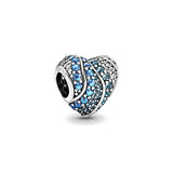 Silver 925 Pendant Charm Bead Bracelet Women Jewelry A2151