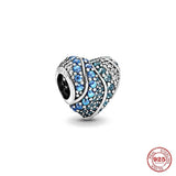 Silver 925 Pendant Charm Bead Bracelet Women Jewelry A2151