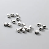 TrustDavis 925 Silver Rectangle Separator Beads Bracelet Necklace Jewelry