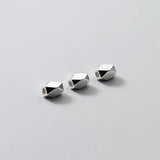 TrustDavis 925 Silver Rectangle Separator Beads Bracelet Necklace Jewelry