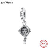 925 Silver Graduation Mortarboard Hat Charm for Bracelets