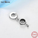925 Silver Graduation Mortarboard Hat Charm for Bracelets