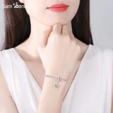 925 Silver Graduation Mortarboard Hat Charm for Bracelets