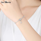 925 Sterling Silver Love Puzzle Pendant Charm for Bracelets Necklaces