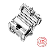 925 Silver Openable Treasure Box Moment Bracelet DIY Jewelry Gift