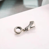 Sparkling Stiletto Shoe Dangle Charm for Lady Bracelet Bangle