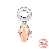 925 Silver Love Confession Heart Box Charm DIY Jewelry