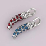 Boho Style Turquoise Amulet Necklace Pendant for 925 Silver Beads