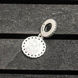S925 Silver Cat Lady Dangle Charm for DIY Jewelry