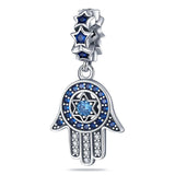 925 Silver Magic Eye Charms Beads Bracelet Woman Jewelry DIY Gift