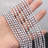 Gray Rice Freshwater Pearl Beads for DIY Jewelry Making