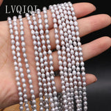 Gray Rice Freshwater Pearl Beads for DIY Jewelry Making