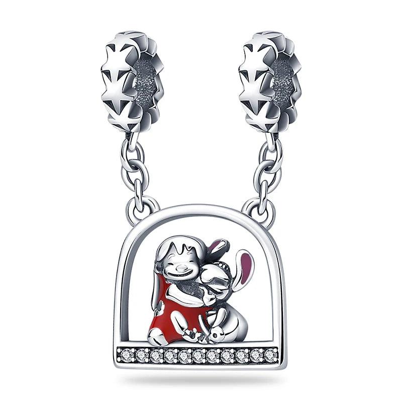 925 Silver Plata Charms Fit 3mm Bracelet Necklace