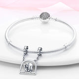 925 Silver Plata Charms Fit 3mm Bracelet Necklace