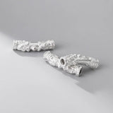 999 Pure Silver Dragon And Phoenix Tube Beads 30mm Gold/Silver Tone DIY Jewelry