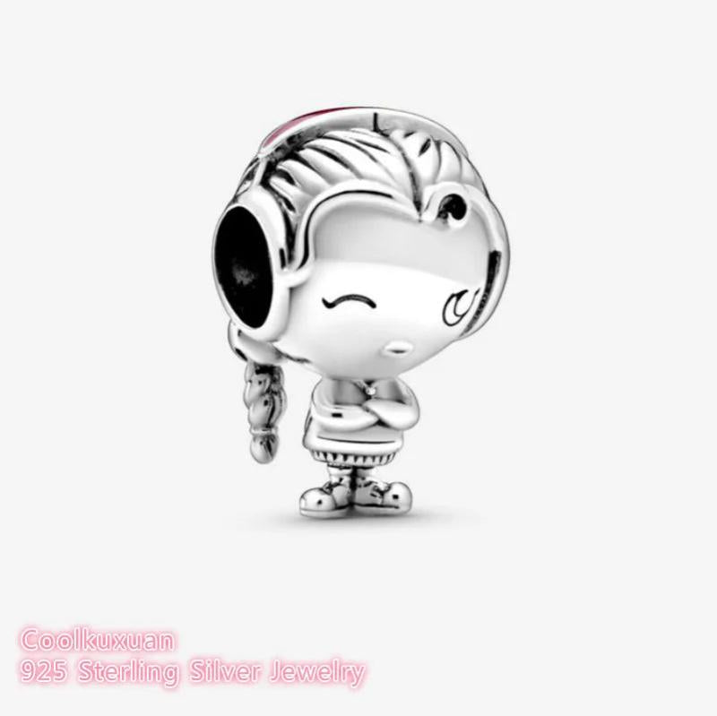 925 Sterling Silver Girl Teenager Charm Bead for Bracelets