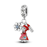 925 Sterling Silver Charm Bead Pendant DIY Jewelry