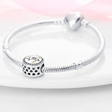 925 Silver Heartbeat Charm for Women Gift