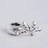 Sterling Silver Daisy Dangle Charms Pendant for Bracelets & Necklaces