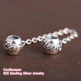 925 Silver Love Always Safety Chain Charm Bracelet Fit, Mother's Gift