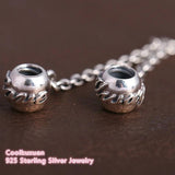 925 Silver Love Always Safety Chain Charm Bracelet Fit, Mother's Gift