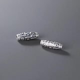 999 Pure Silver Tibetan Oval Beads 21.5x7.5mm