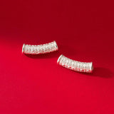 999 Pure Silver Lucky Tube Spacer Beads Chinese Blessing Good Luck Charms DIY