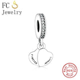925 Silver Forever & Always Bead for Charm Bracelet