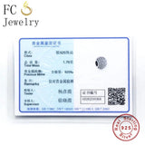 925 Sterling Silver Zircon Charms Beads for Bracelet Gift