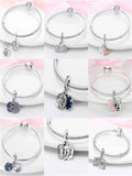 Pandara Bracelet Necklace 925 Silver Heart Charms Beads