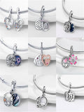 Pandara Bracelet Necklace 925 Silver Heart Charms Beads