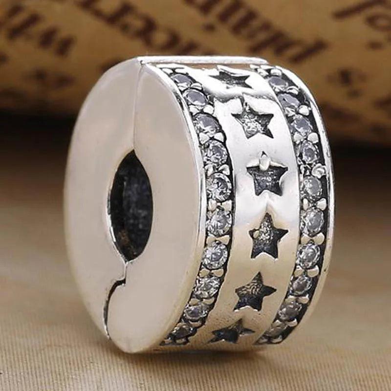 Crystal Clip Stopper Beads for Bracelet